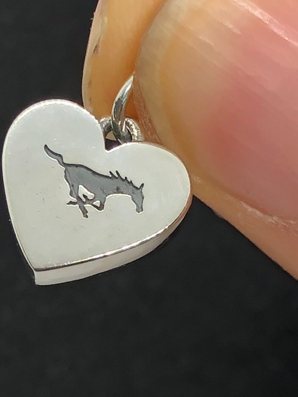 James Avery Southern Methodist University Small Heart Charm